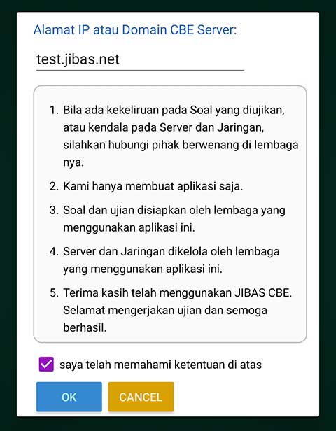 JIBAS CBE Android Client